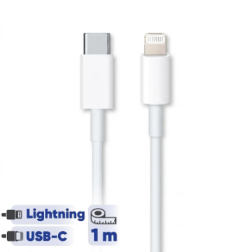 کابل تبدیل USB-C به لایتنینگ اپل