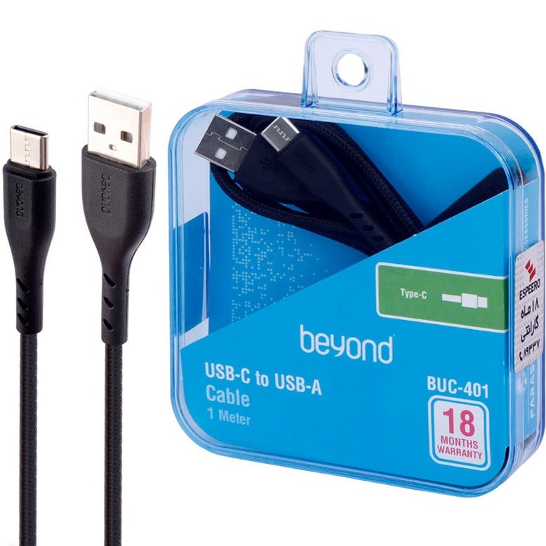 کابل تبدیل USB به USB-C بیاند مدل BUC-401 FAST CHARGE