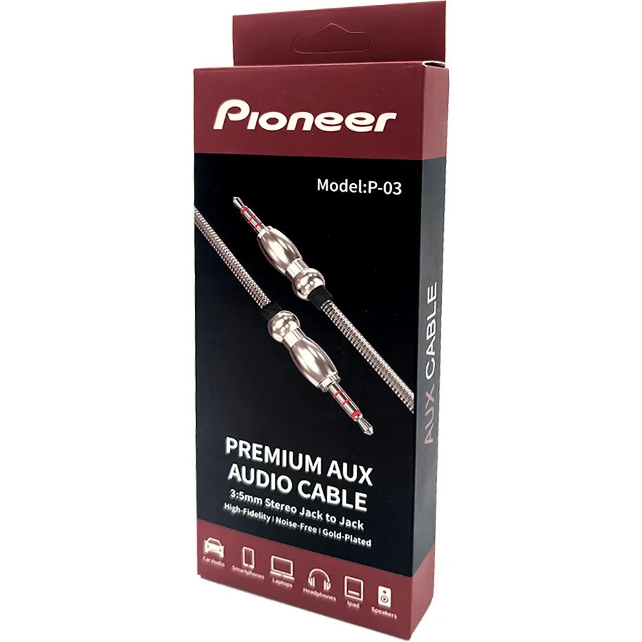 کابل AUX صدا Pioneer پایونیر مدل P-03