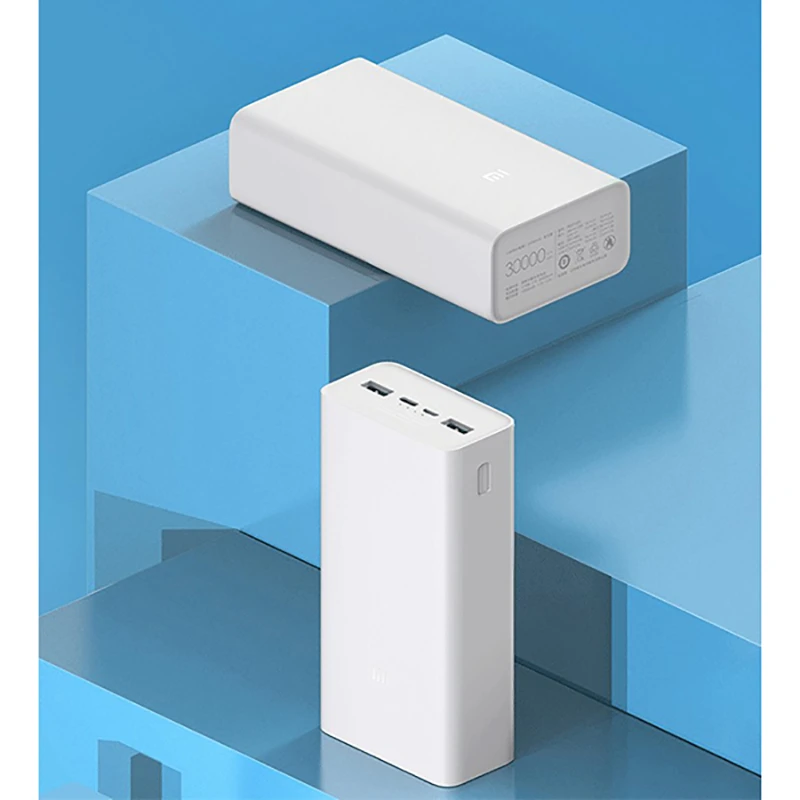 پاوربانک 18 وات شیائومی مدل Mi PB3018ZM ظرفیت 30000 میلی‌آمپر ساعت