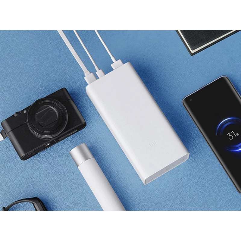 پاوربانک 18 وات شیائومی مدل Mi PB3018ZM ظرفیت 30000 میلی‌آمپر ساعت