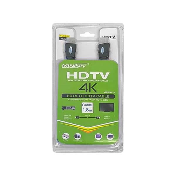 کابل HDMI مینی اسکای مدل 4k طول 1.8 متر