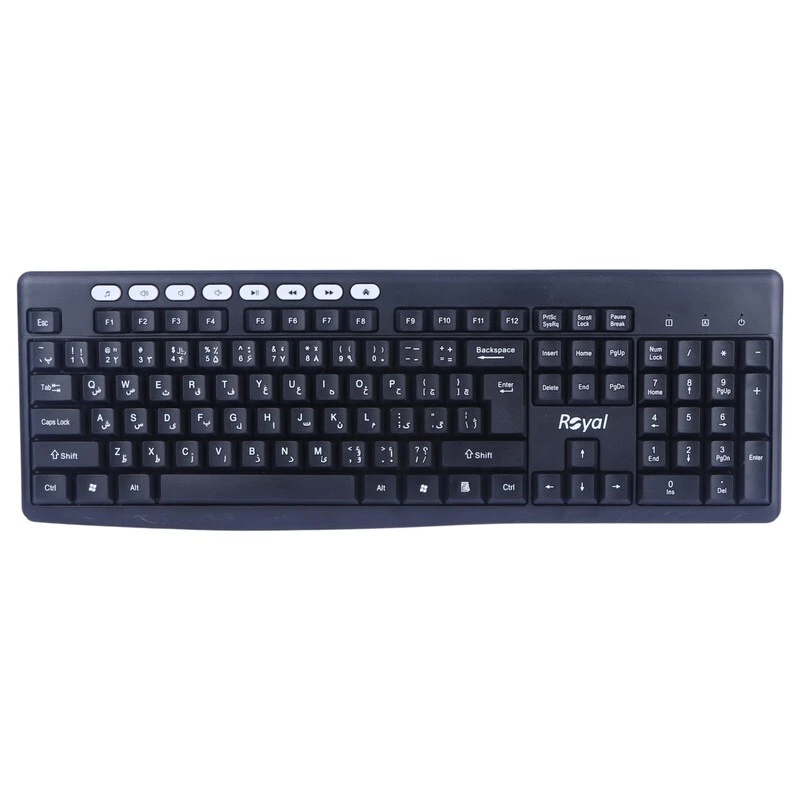 کیبورد و ماوس بی سیم رویال مدل RKM-870