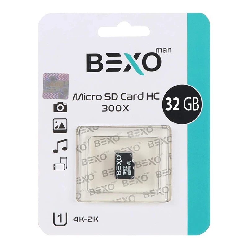 تصویر  کارت حافظه‌ microSD بکسو  ظرفیت 32 گیگابایت